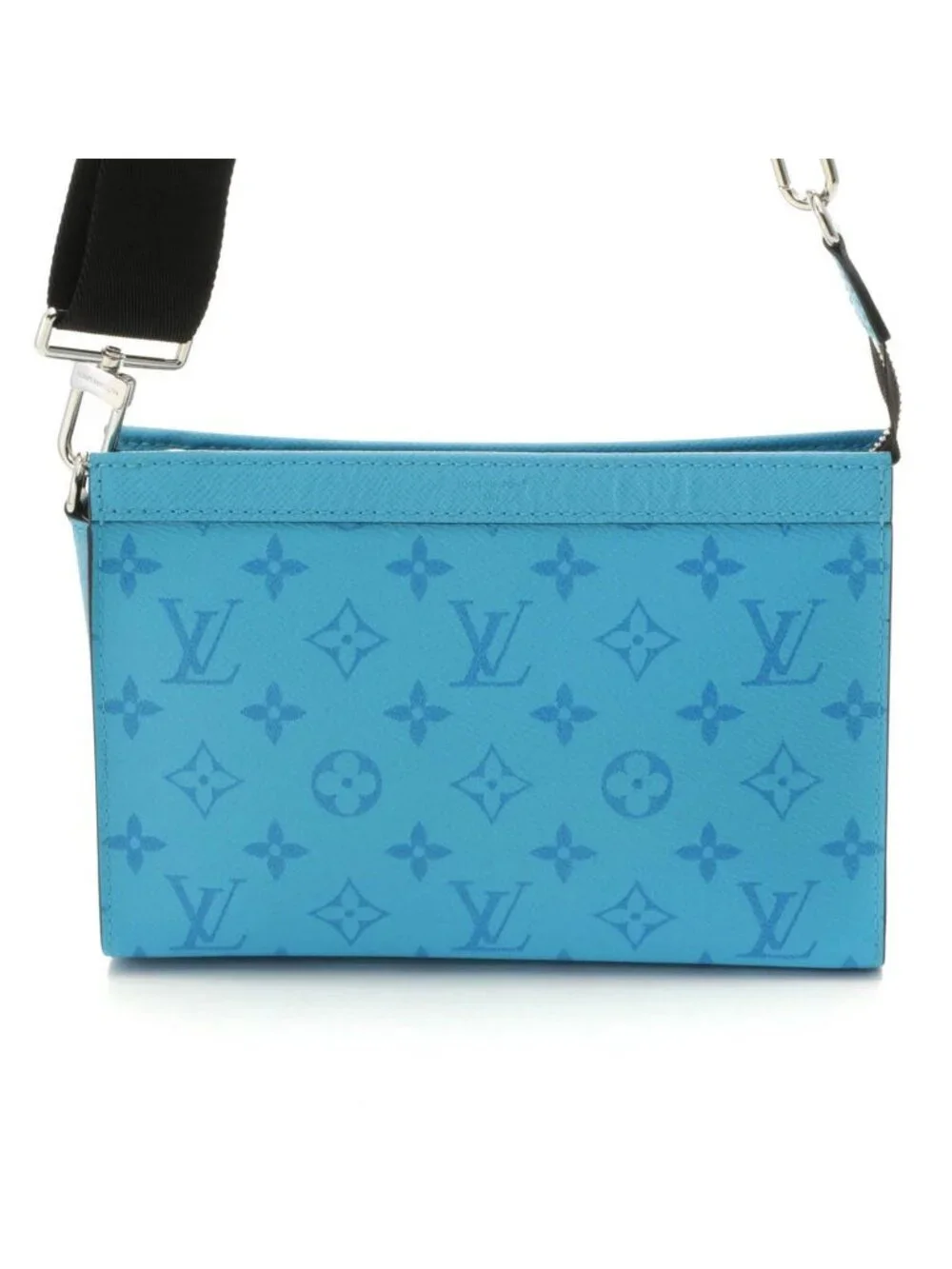 Louis Vuitton Gaston Wearable Wallet Taigarama Tropical Blue Shoulder Bag
